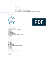 Soal PTS II B. Inggris Kelas 5 SDIT Yudha Patria