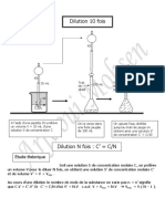 Dilution Resume