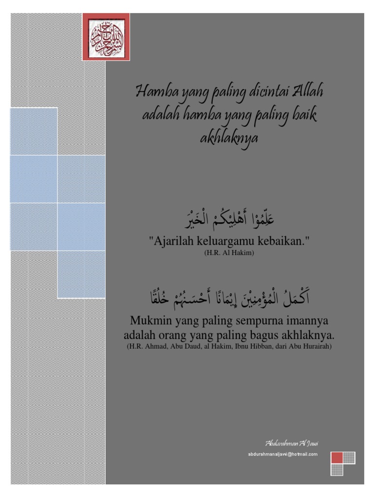 Hadits Akhlak | PDF