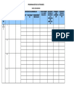 Programación de Actividades - ÁREA - 2022 - 1er Grado