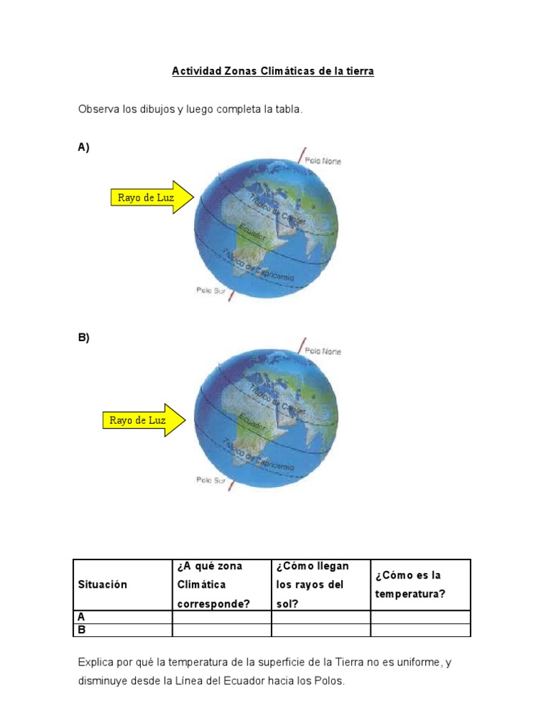 Actividad Zonas Climáticas de la tierra5