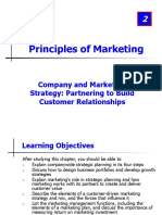 Principles of Marketing: Company and Marketing Strategy: Partnering To Build Customer Relationships