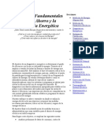 Principios Fundamentales para El Ahorro y La Eficiencia Energética