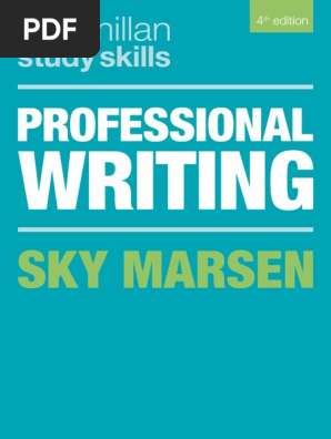 Marsen Sky. Professional Writing
