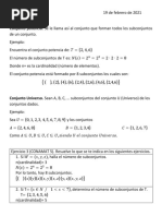 5. CONJUNTO POTENCIA Y CONJUNTO UNIVERSO