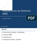 01 Arquitecturas de Sistemas Web