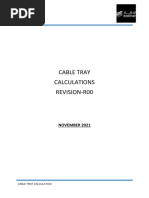 Cable Tray Calculations