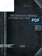 100 Detailed Things To Find in A Dungeon