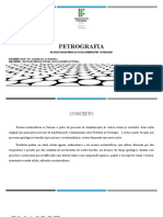 PETROGRAFIA Metamórficas - Sedimentares (1)