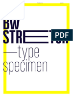 BW Stretch Font Specimen