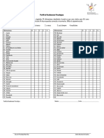 Perfil de Rendimiento Psicológico