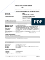 Material Safety Data Sheet: D182 MUDPUSH II Spacer D182