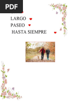 Un Largo Paseo Hasta Siempre