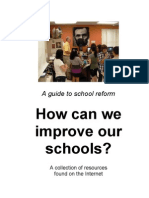 Improve Our Schools by BuildTheFuture.net  Version June 2011 Booklet