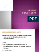 Irregularidad de algunas conjugaciones en castellano