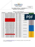 Sede Catania: Scuola Media Statale " Alighieri D." Ingresso Via Sassari, 42