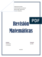 Revisión Matemática - Emanuel García 9no
