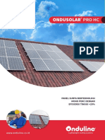 Brosur ONDUSOLAR Pro Hc