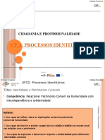 CP - 4: Processos Identitários: Cidadania E Profissionalidade