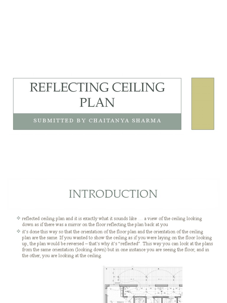 Reflected Ceiling Plan Overview | PDF
