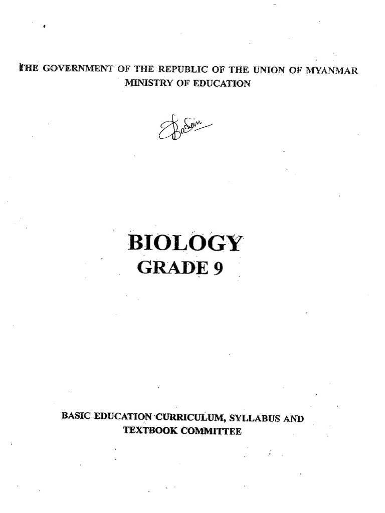 Grade 9 Biology | PDF