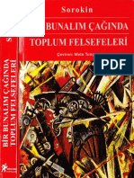 P. A. Sorokin Bir Bunalım Çağında Toplum Felsefeleri Göçebe Yayınları