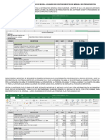 Ejemplo Importar de Un Archivo de Excel A Cuadro de Costos Directos en Módulo de Presupuestos