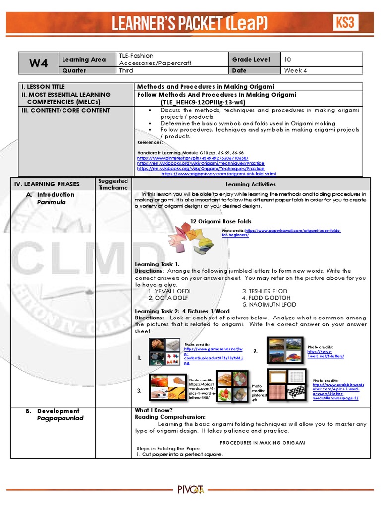 TleFashion Accessories/Papercraft 10 Third Week 4 (Tle Hehc9