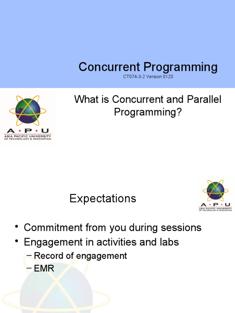 Week 2 What Is Concurrent and Parallel Programming | PDF | Concurrent ...