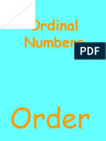 Grade 1-2 Ordinal Numbers