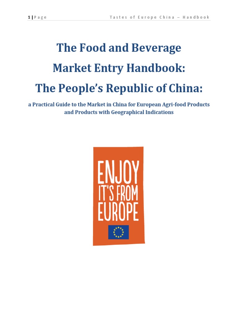 China Handbook Pdf Retail Foods