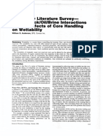 SPE013932 Wettability 1 - Rock - Brine Interactions