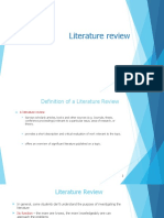 3 Literature Review