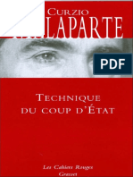 Technique Du Coup D'etat by Malaparte, Curzio