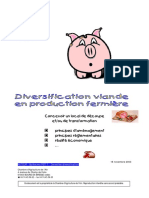 Diversification Viande Production Fermière