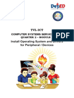 Grade 12: Tvl-Ict Install Operating System and Drivers For Peripheral / Devices
