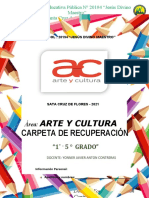 Carp Rec - ARTE Y CULTURA - 1° - 5° Yonner Anton C.