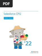 Salesforce CPQ-Spring 2022