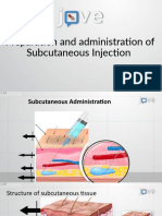 Preparation and Admnistration of Subcutaneous Injection