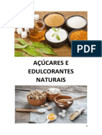 Tipos Açucares e Edulcorantes Naturais