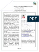 Ground Water Quality Mapping in Gorakhpur District: Abstract: About The Author