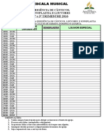 Dirigentes de cânticos e sonoplastia 2o e 3o trimestre 2016