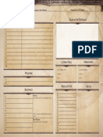 LWAG Blank Action Chart