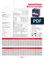 General Purpose Battery Spec Sheet