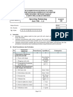 Instrumen UKK - Spooring