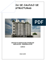 Análisis estructural de edificio multifamiliar en Surco