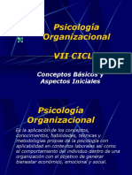 Psicologia Organizacional Generalidades
