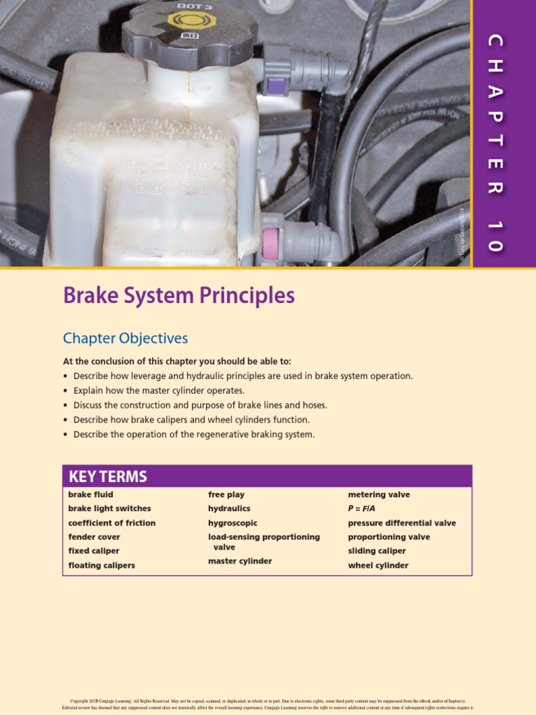 Brake System Operation Explained | PDF | Brake | Lever