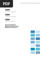 WEG Manual de Instrucoes Manual de Instrucciones Instrution Manual Abw 50041775 Manual Portugues BR DC