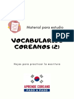 Vocabularios Coreanos PDF